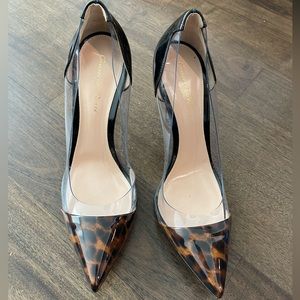 NEW Gianvito Rossi Plexi Pump in Leopard EU38